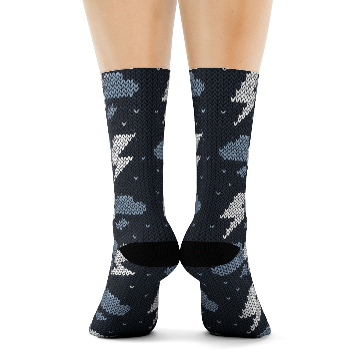 Storm Front Bolt Tapestry custom crew socks