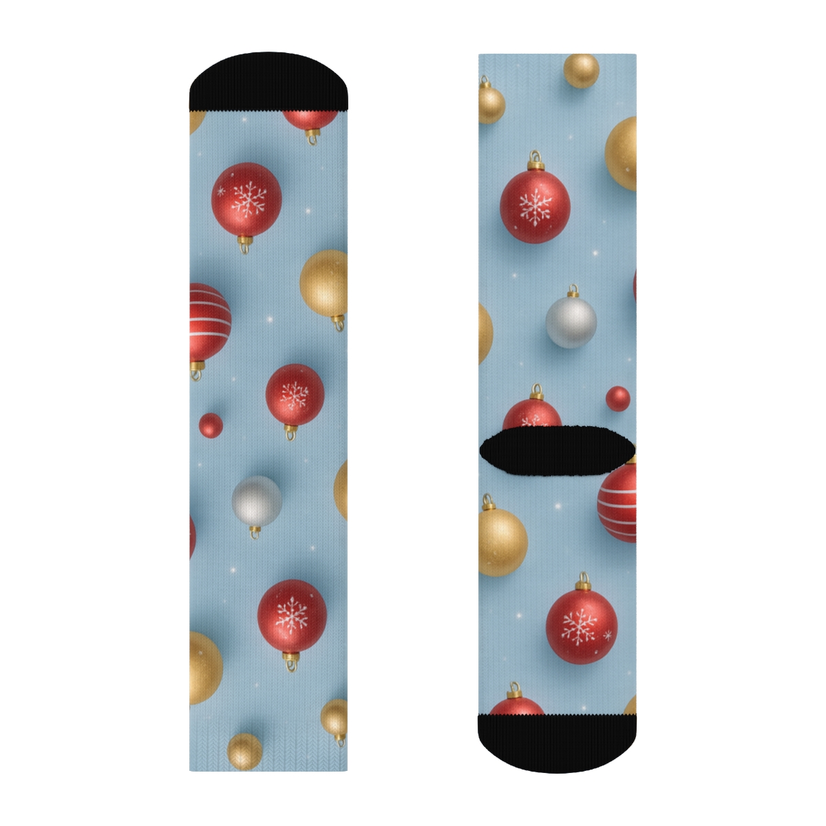 Holiday Bauble Galaxy Scatter comfortable cotton crew socks