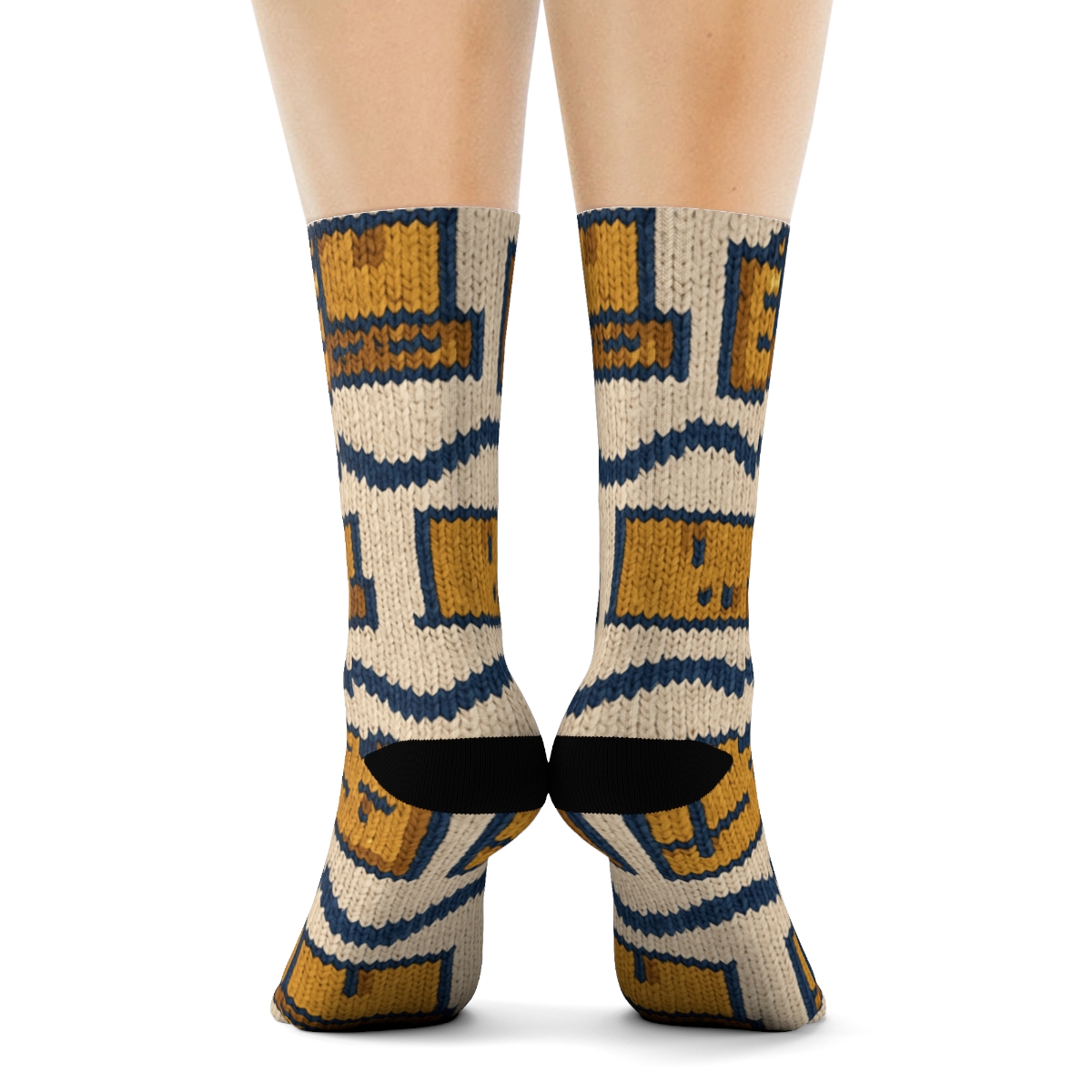 Warehouse Worker Knitted Pallet Wave soft everyday crew socks