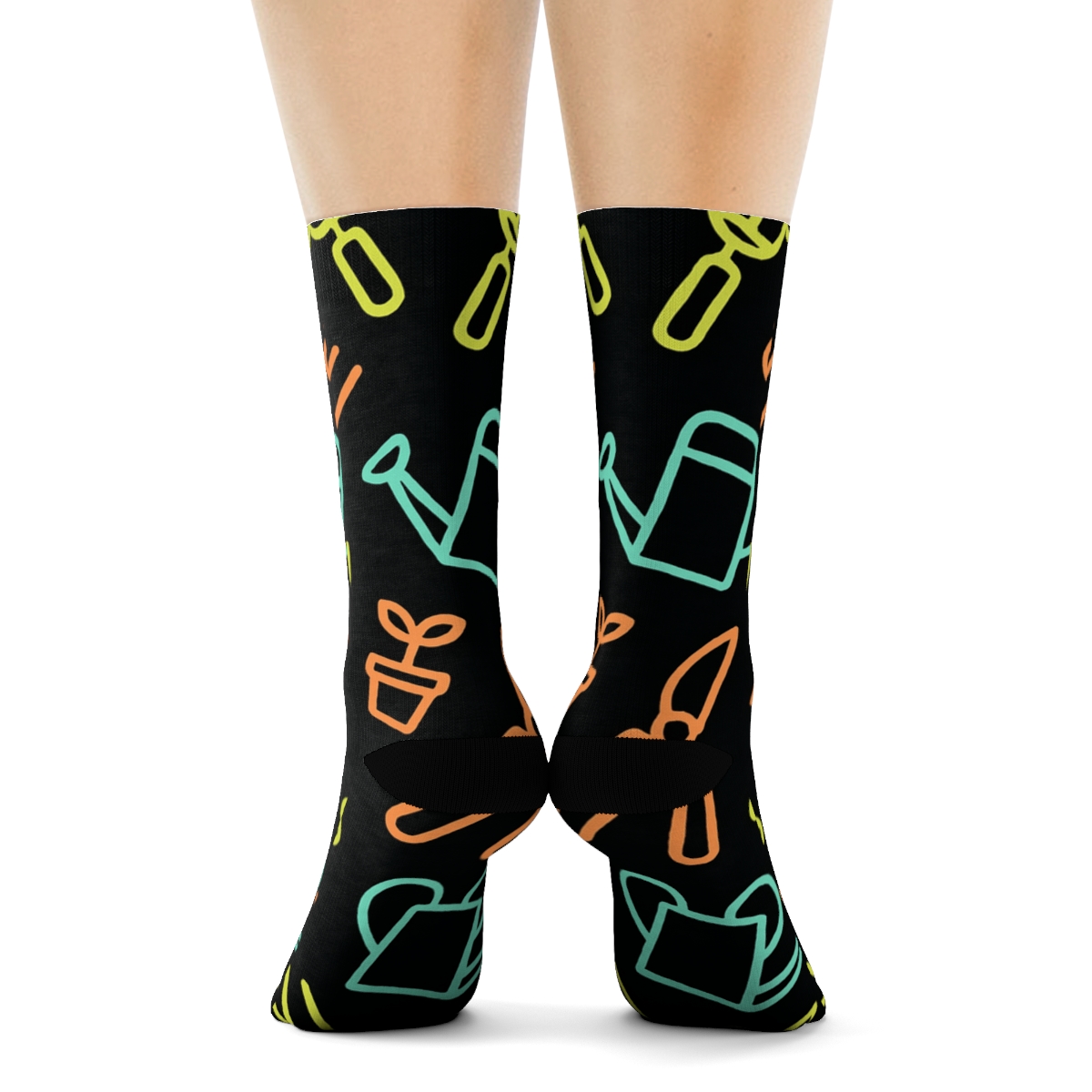 Midnight Tool Chorus For Gardener Joy premium sports crew socks