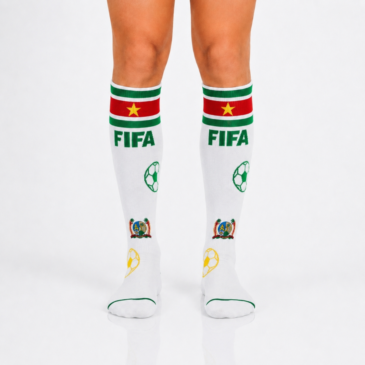 Unisex FIFA 2026 Suriname Soccer Fan Sports Themed Socks