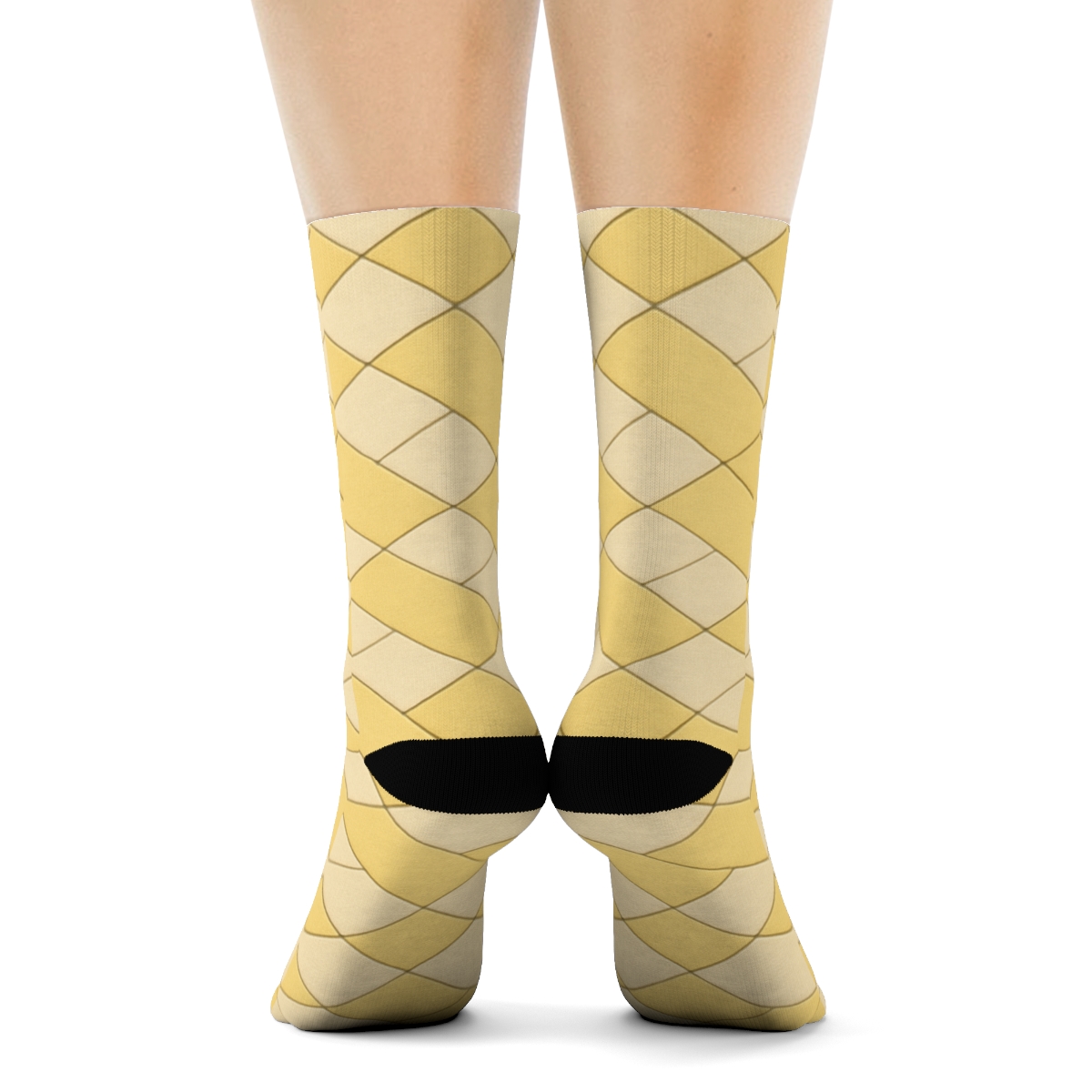 Light Prism Tessellate designer printed crew socks
