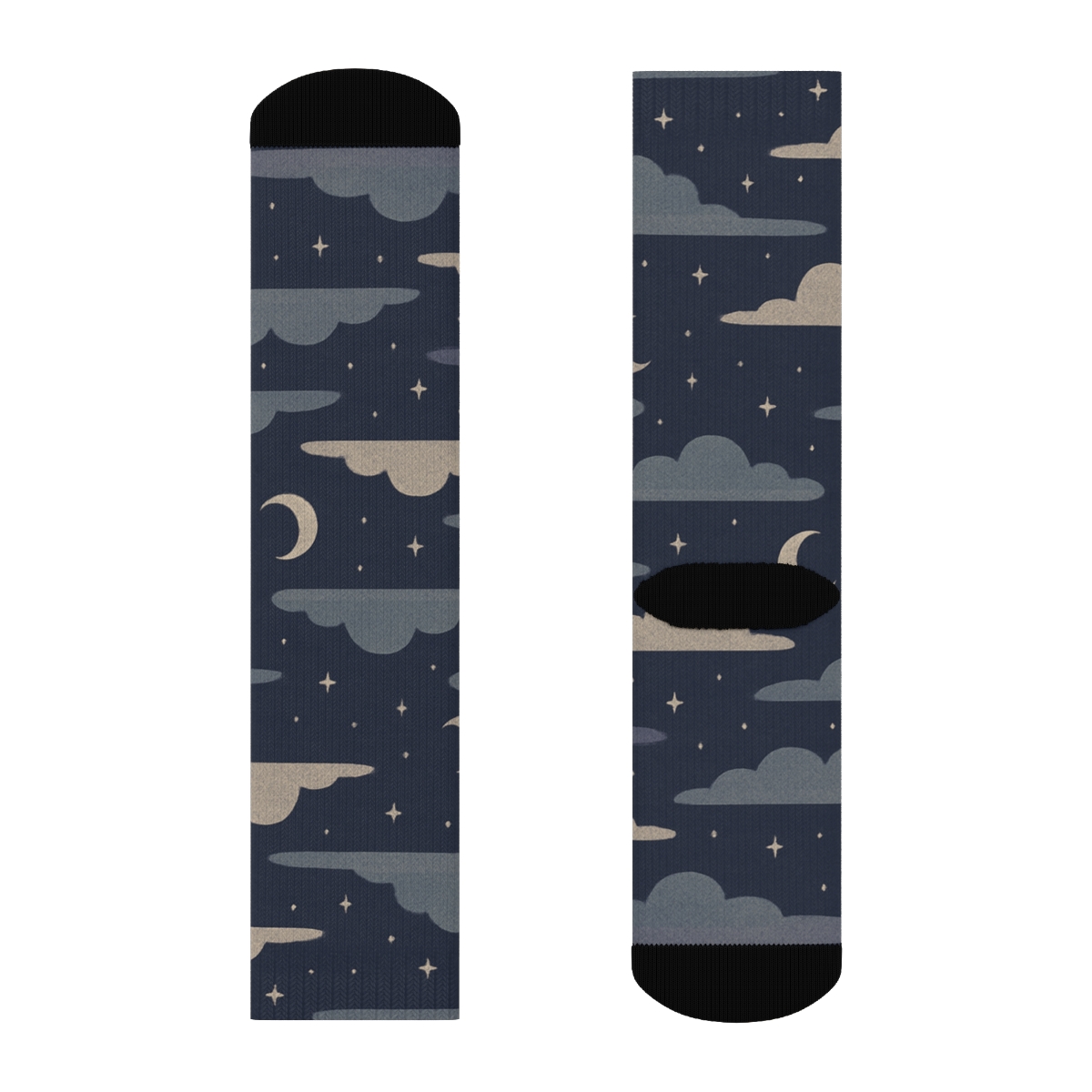 Twilight Stratus Bands With Clouds Poster Look stylish athletic crew socks