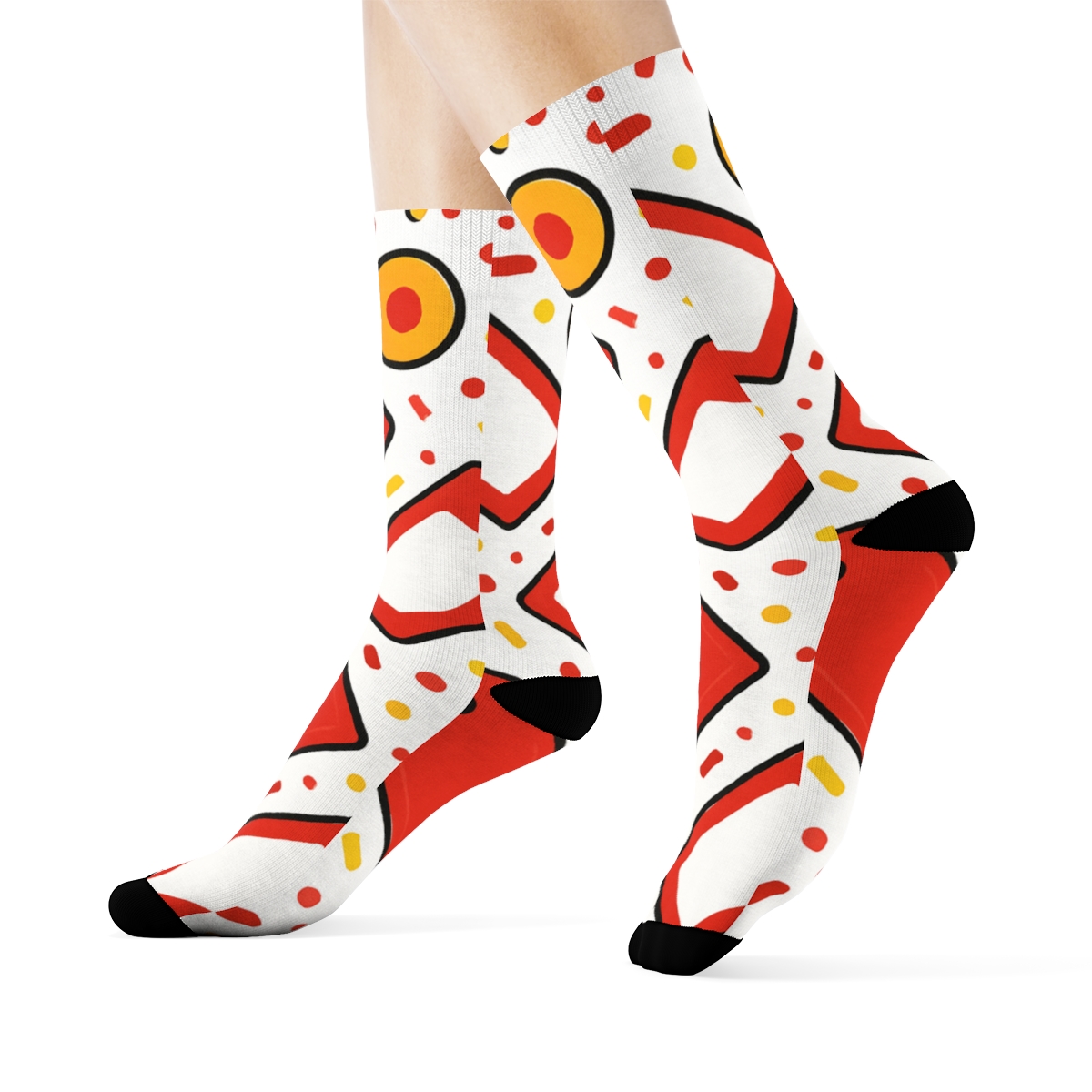 Gift Tag Parade Presents Edition comfortable cotton crew socksGift Tag Parade Presents Edition Crew Socks - Image 3