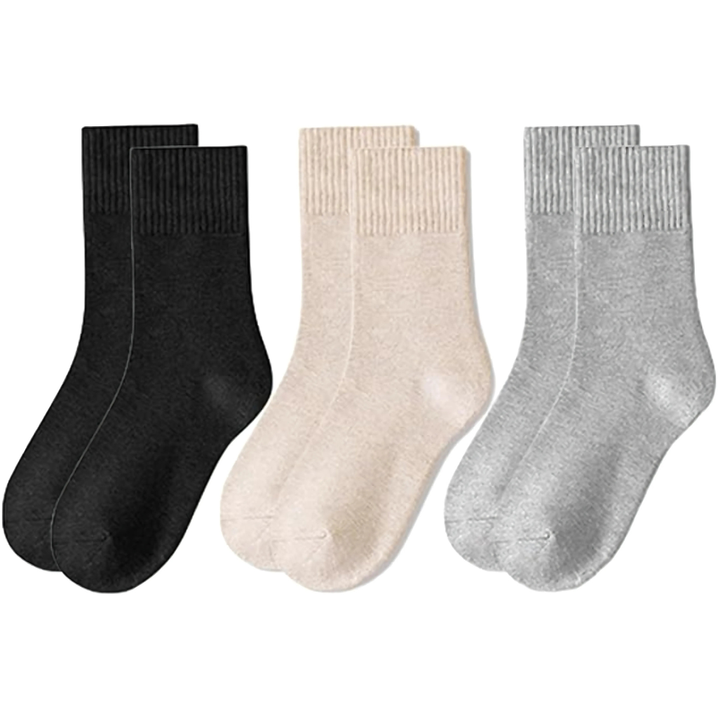 Pack Of 3 Bamboo Mini Crew Socks