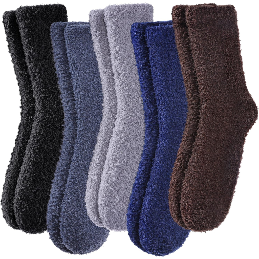 Women Super Soft Fuzzy Cozy Microfiber Winter Warm Slipper SocksSuper Soft Fuzzy Cozy Microfiber Winter Warm Slipper 5 Pair Of Socks - Image 7