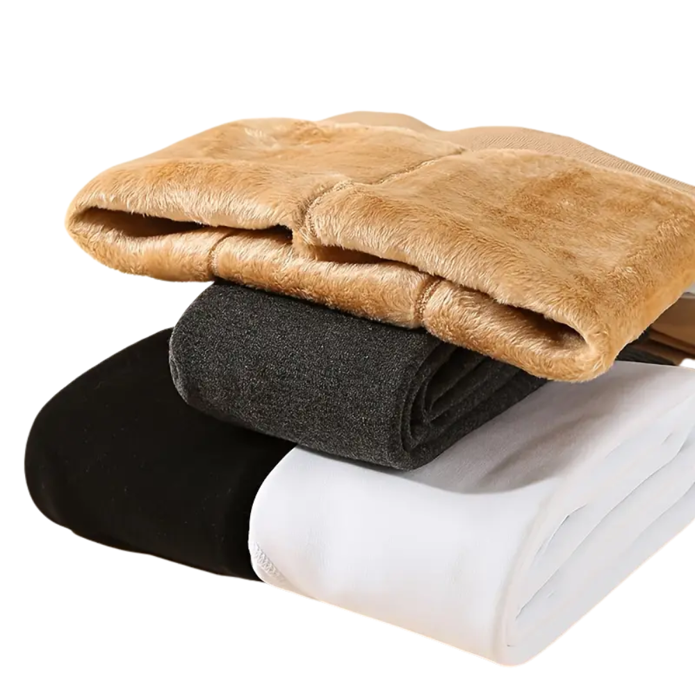 Thick Fleece Lined Tights For Girls 