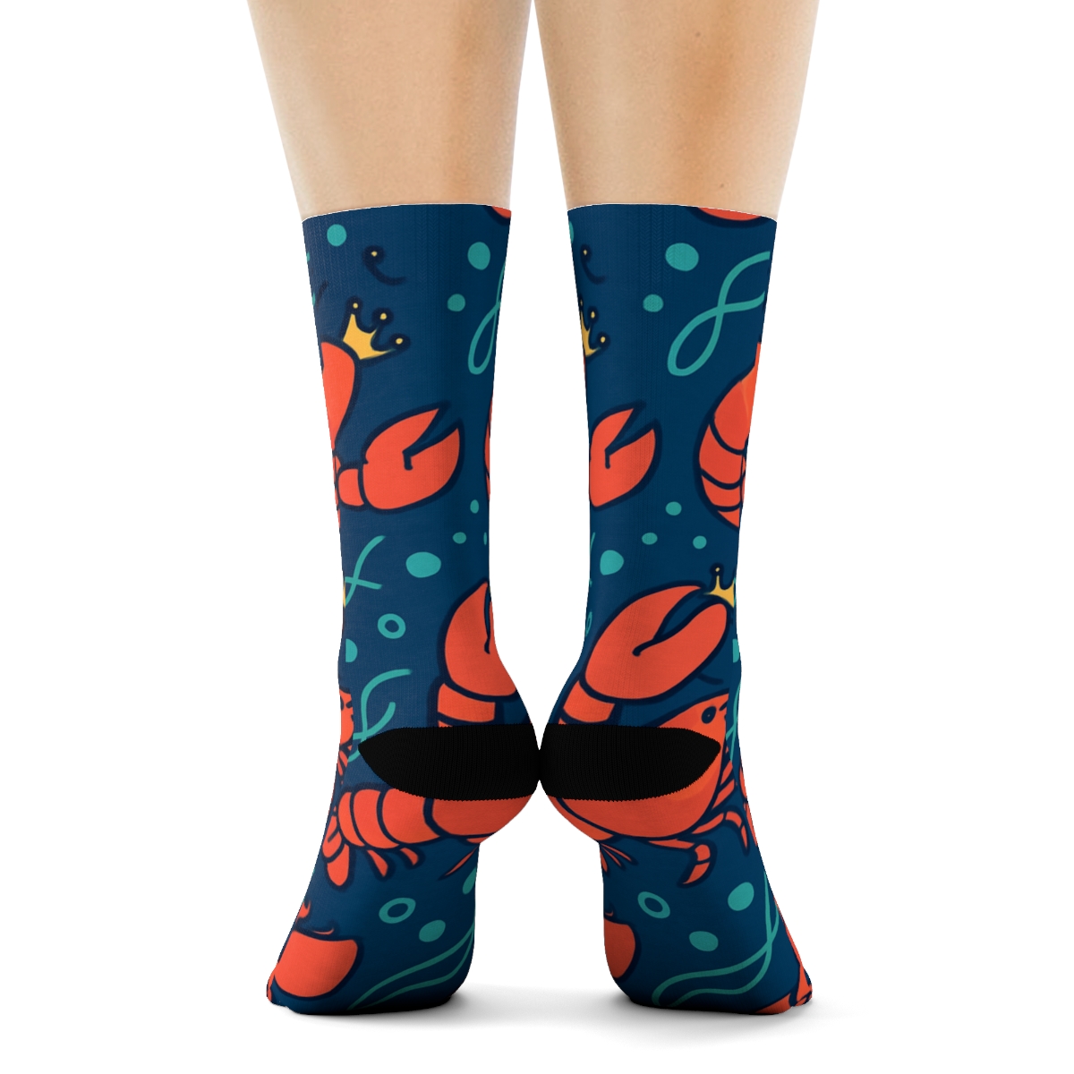 Tidal Crown Parade With Lobster Royals premium sports crew socks