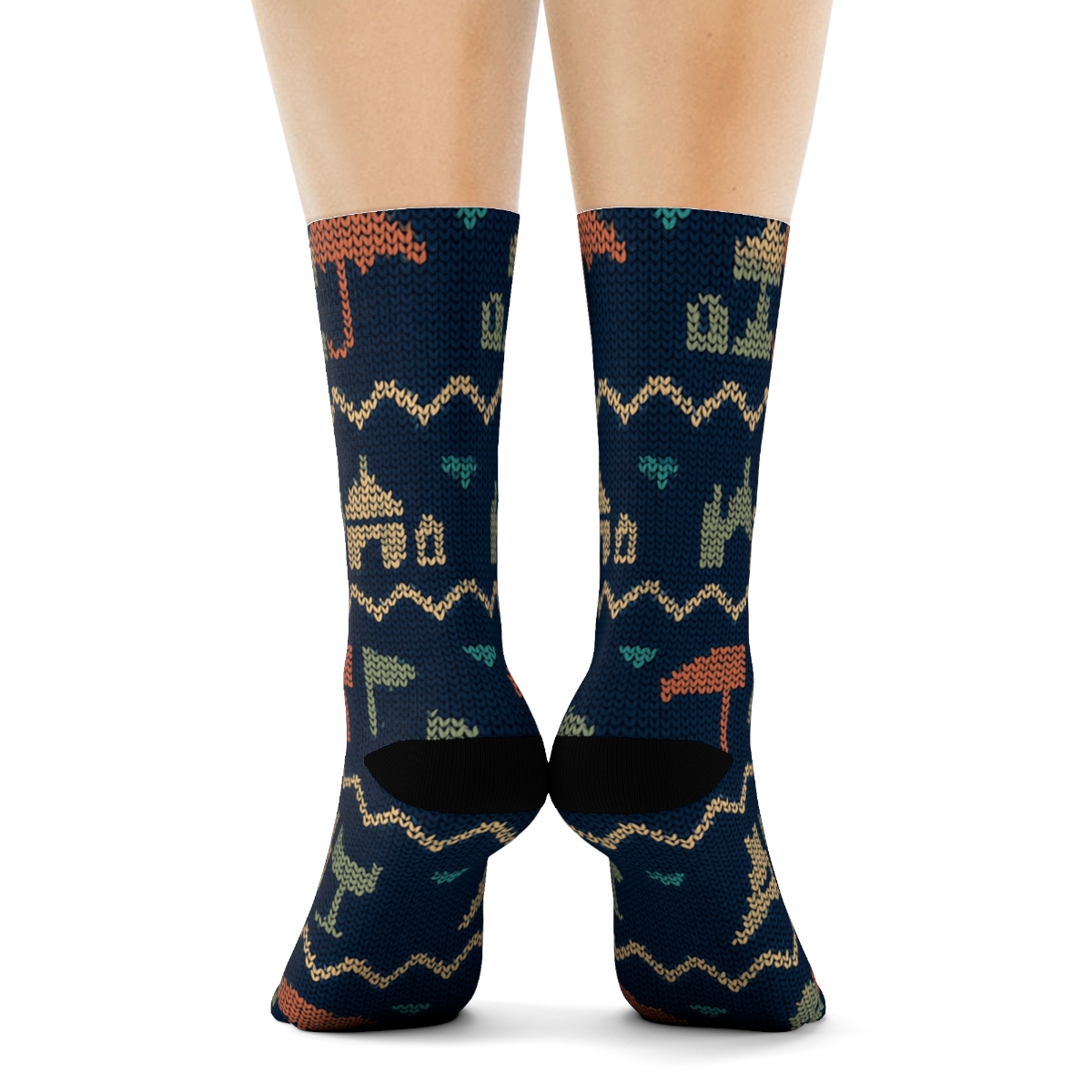 Knitted Skyline Bands, Tour Guide Edition stylish athletic crew socks