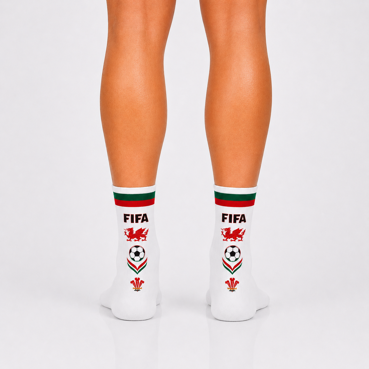 Unisex FIFA 2026 Wales Soccer Fan Sports Themed SocksUnisex FIFA 2026 Wales Soccer Fan Sports Themed Socks - Image 4