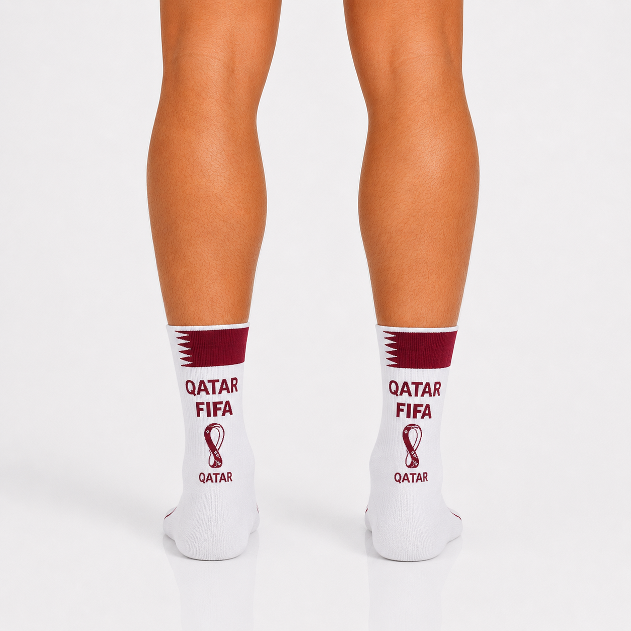 Unisex FIFA 2026 Qatar Soccer Fan Sports Themed SocksUnisex FIFA 2026 Qatar Soccer Fan Sports Themed Socks - Image 4