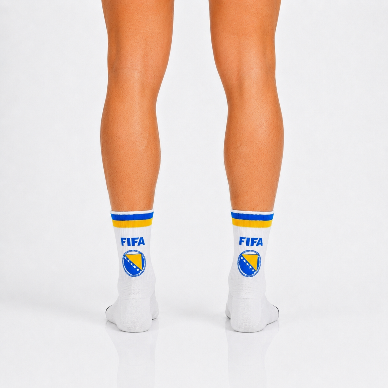 Unisex FIFA 2026 Bosnia and Herzegovina Soccer Fan Sports Themed SocksUnisex FIFA 2026 Bosnia and Herzegovina Soccer Fan Sports Themed Socks - Image 4