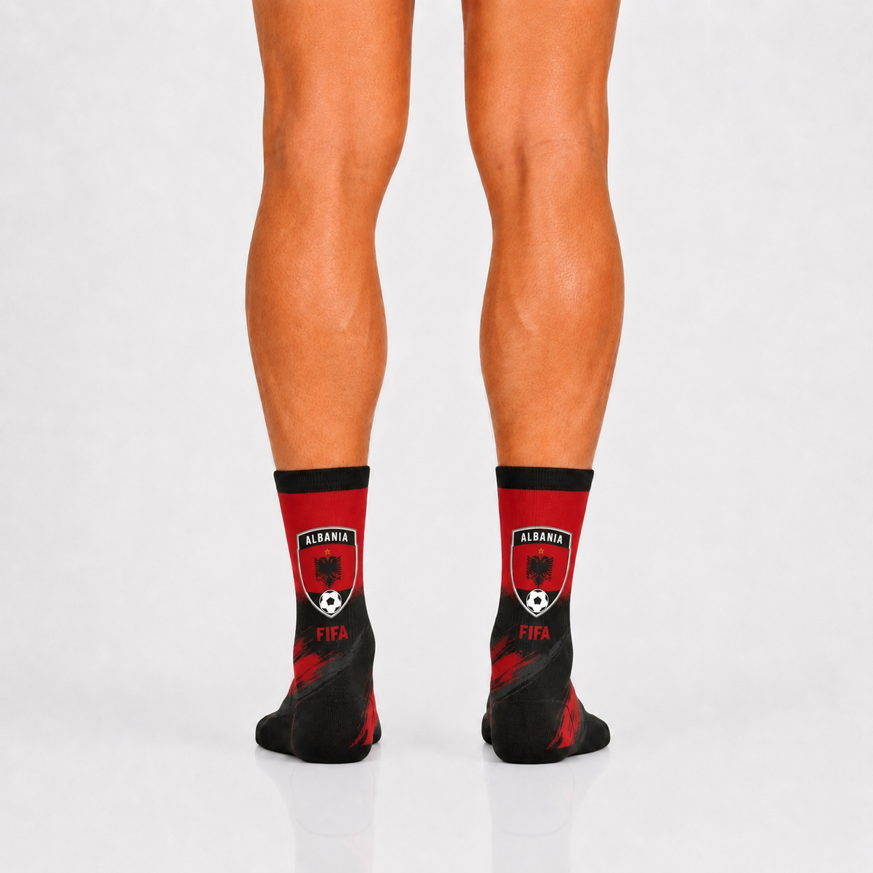 Unisex FIFA 2026 Albania Soccer Fan Sports Themed SocksUnisex FIFA 2026 Albania Soccer Fan Sports Themed Socks - Image 4