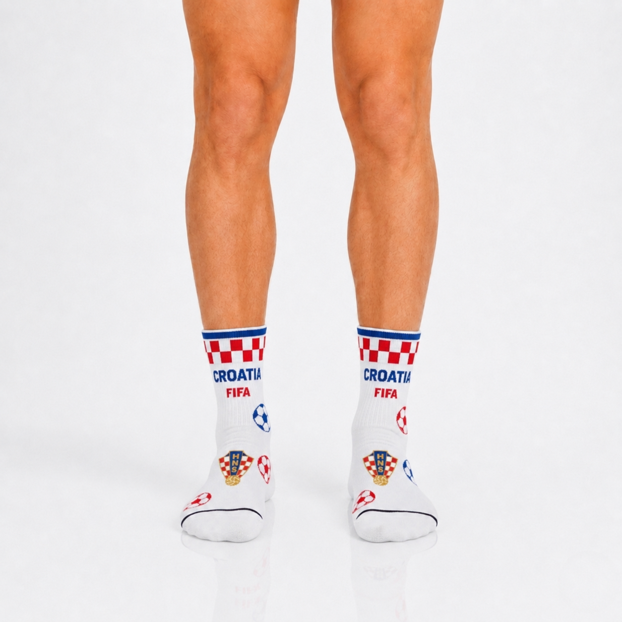 Unisex FIFA 2026 Croatia Soccer Fan Sports Themed SocksUnisex FIFA 2026 Croatia Soccer Fan Sports Themed Socks - Image 3