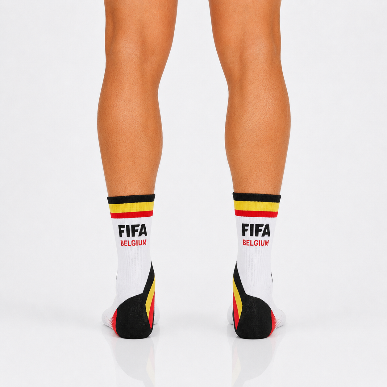 Unisex FIFA 2026 Belgium Soccer Fan Sports Themed SocksUnisex FIFA 2026 Belgium Soccer Fan Sports Themed Socks - Image 4