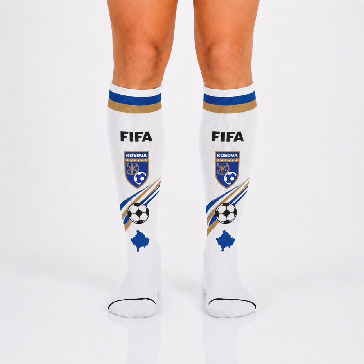 Unisex FIFA 2026 Kosovo Soccer Fan Sports Themed Socks