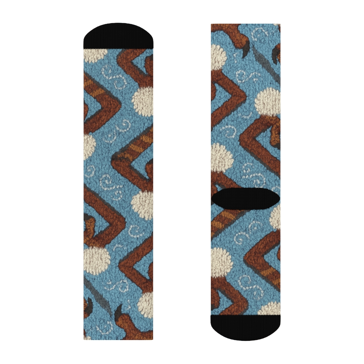Talon Knit Illusion Eagle Pattern personalized crew socks