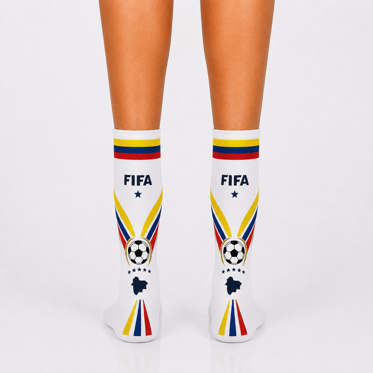 Unisex FIFA 2026 Ecuador Soccer Fan Sports Themed Socks