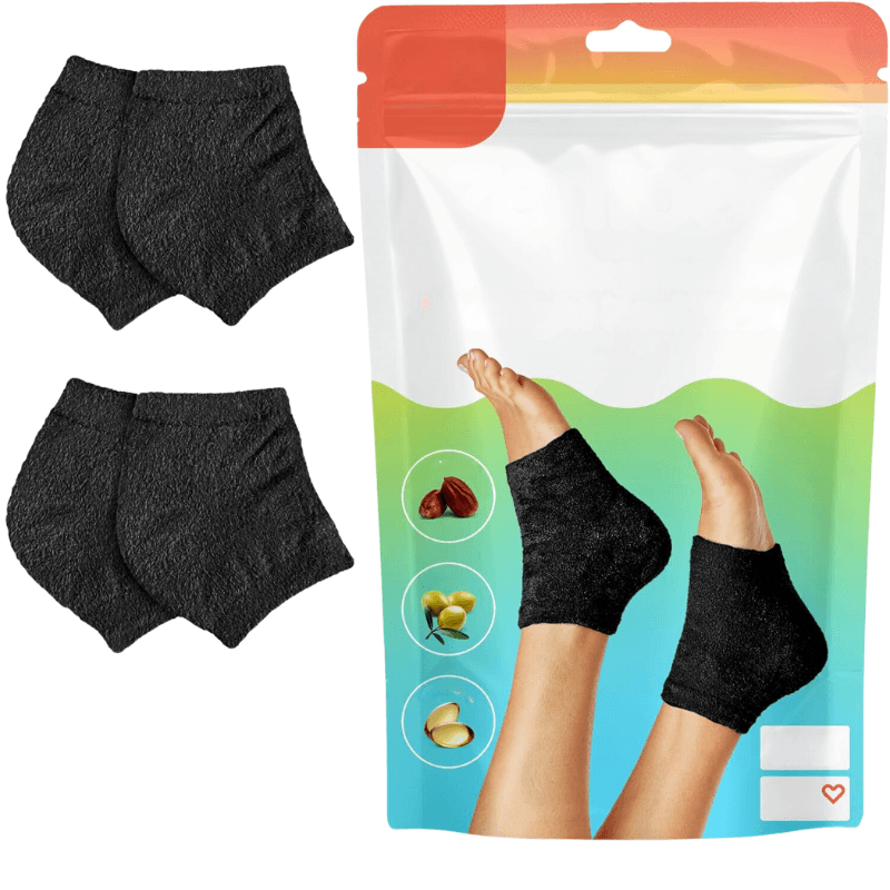 4 Pairs Moisturizing Gel Socks – Overnight Hydration for Soft Feet