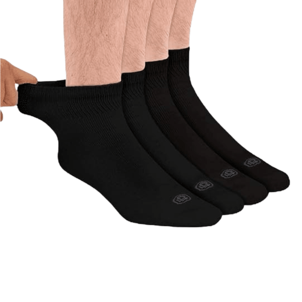 4 Pairs Moisture-Wicking Diabetic Socks – Comfort and Support