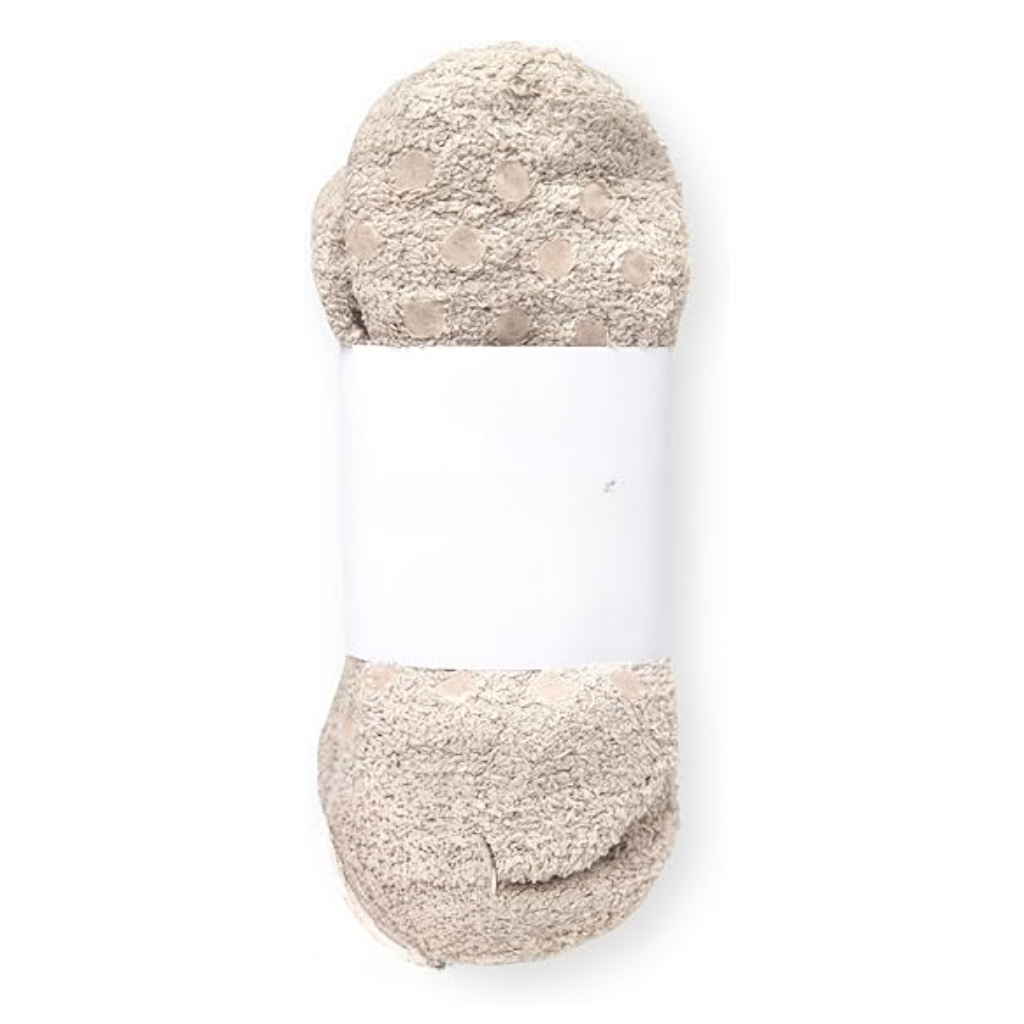 Textured Cloud Knit Crew Lounge SocksCozy Ultra Soft Cloud Knit Socks  - Image 6