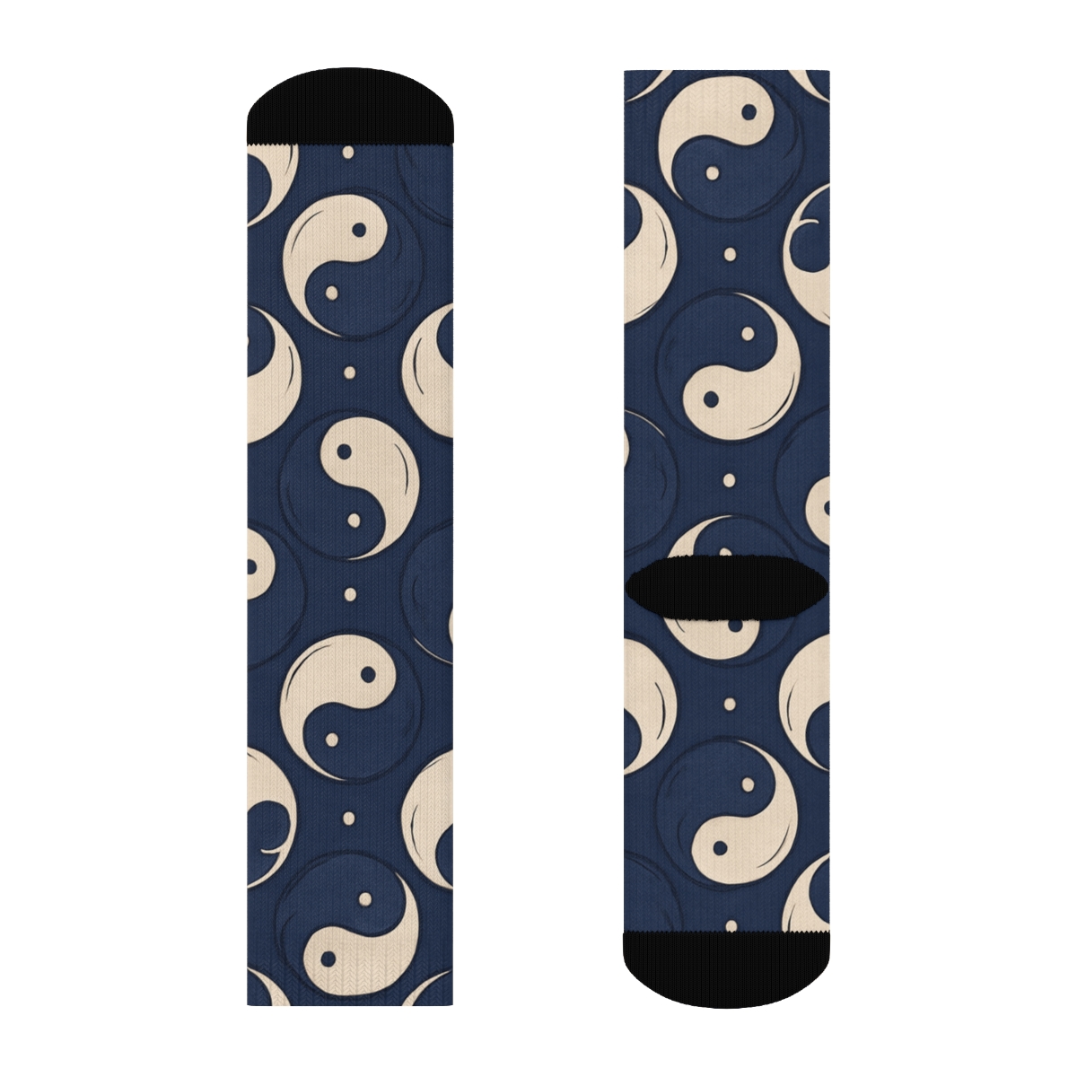 Indigo Koi Duality Ring Tessellation custom crew socks