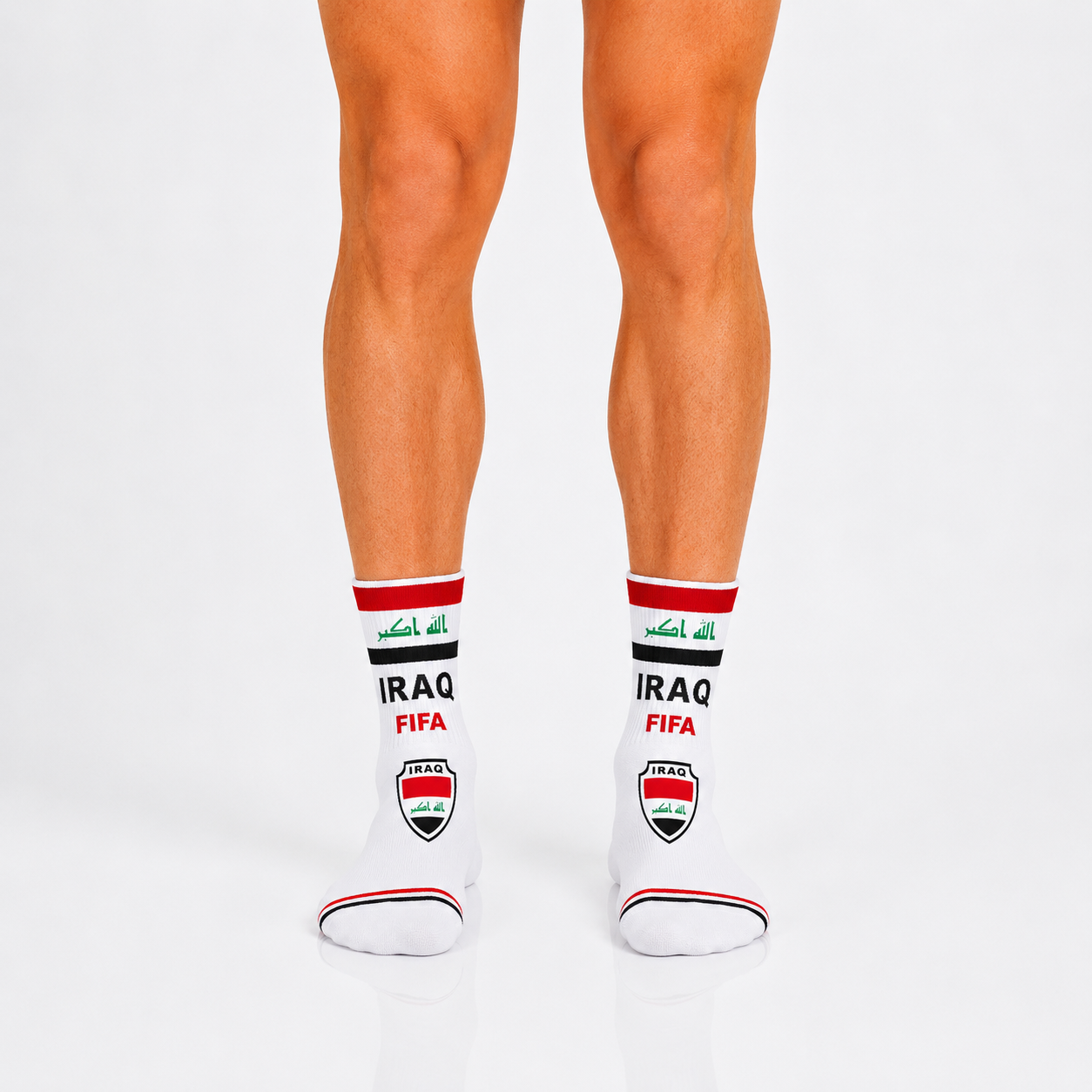 Unisex FIFA 2026 Iraq Soccer Fan Sports Themed SocksUnisex FIFA 2026 Iraq Soccer Fan Sports Themed Socks - Image 3