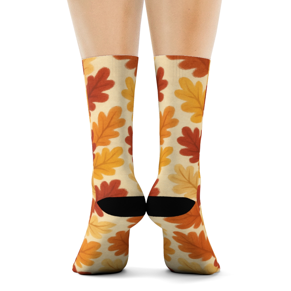 Golden Oak Tessellation premium sports crew socks