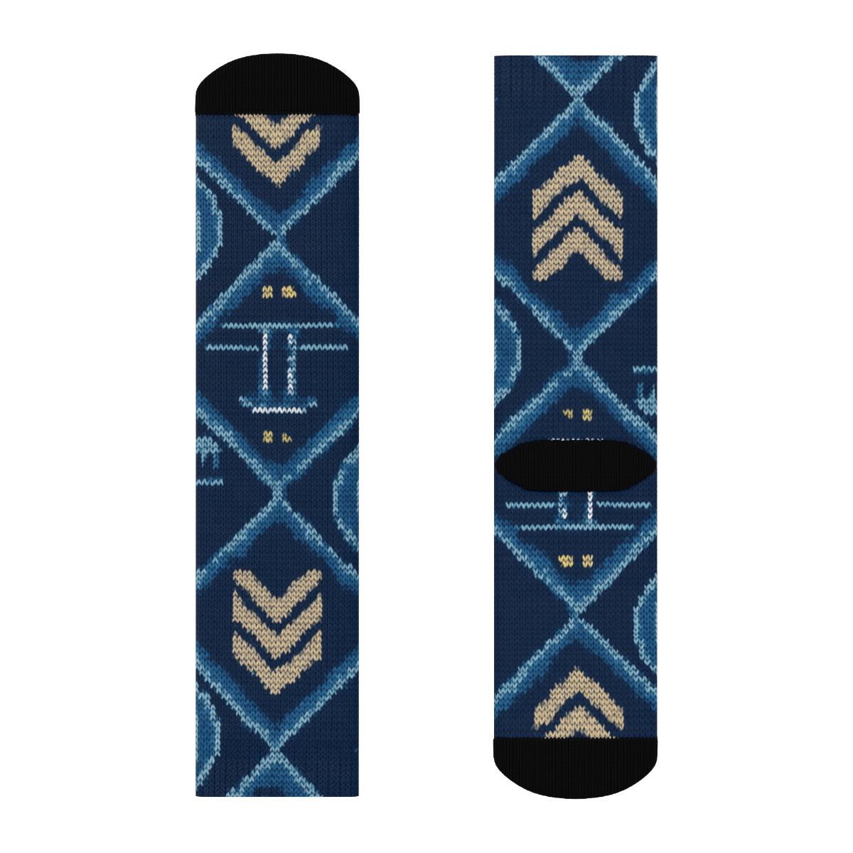 Radar Knit Illusion For Air Traffic Controller stylish athletic crew socks