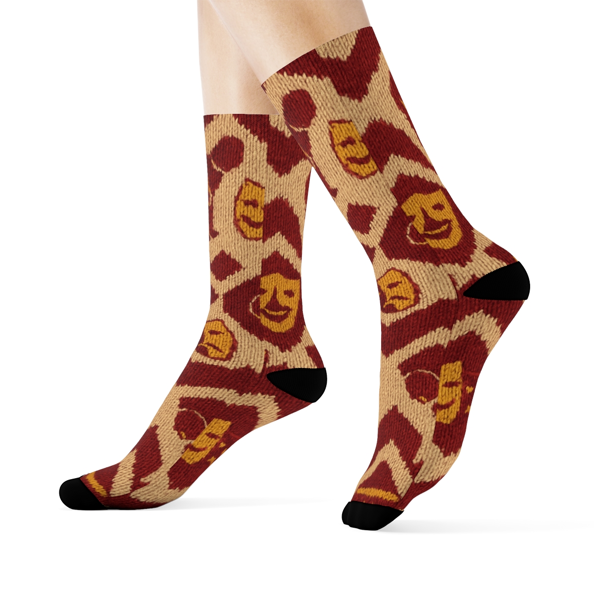 Curtain Chevron Performance Actor Edition stylish athletic crew socks