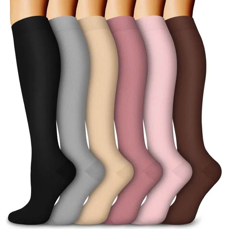 Moisture Wicking Knee High Compression Socks For Men and Women