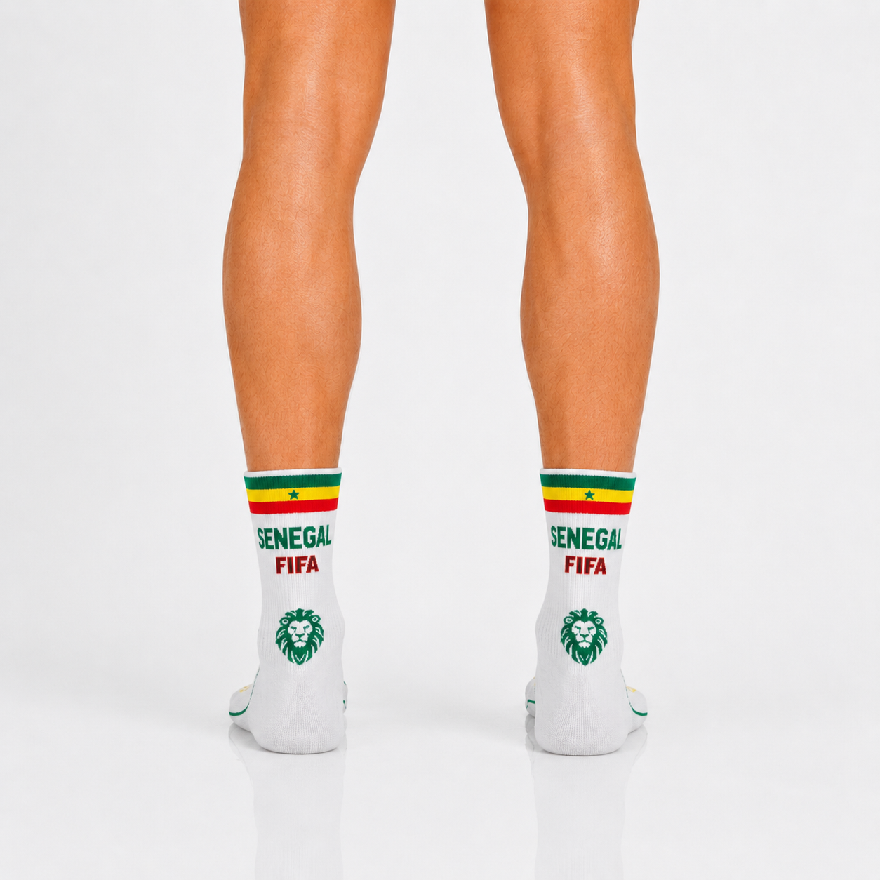 Unisex FIFA 2026 Senegal Soccer Fan Sports Themed SocksUnisex FIFA 2026 Senegal Soccer Fan Sports Themed Socks - Image 4