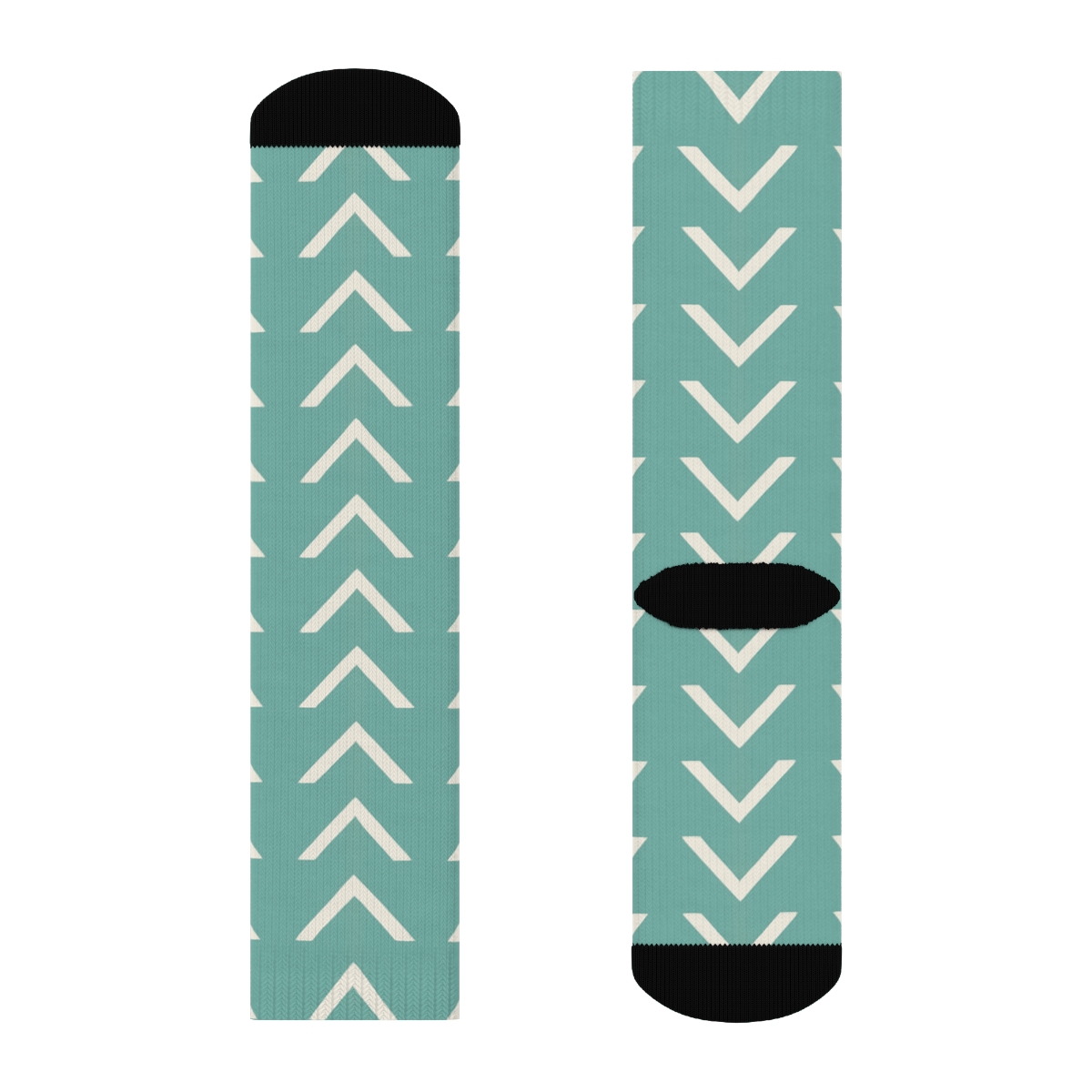 Slim Chevron March premium sports crew socks