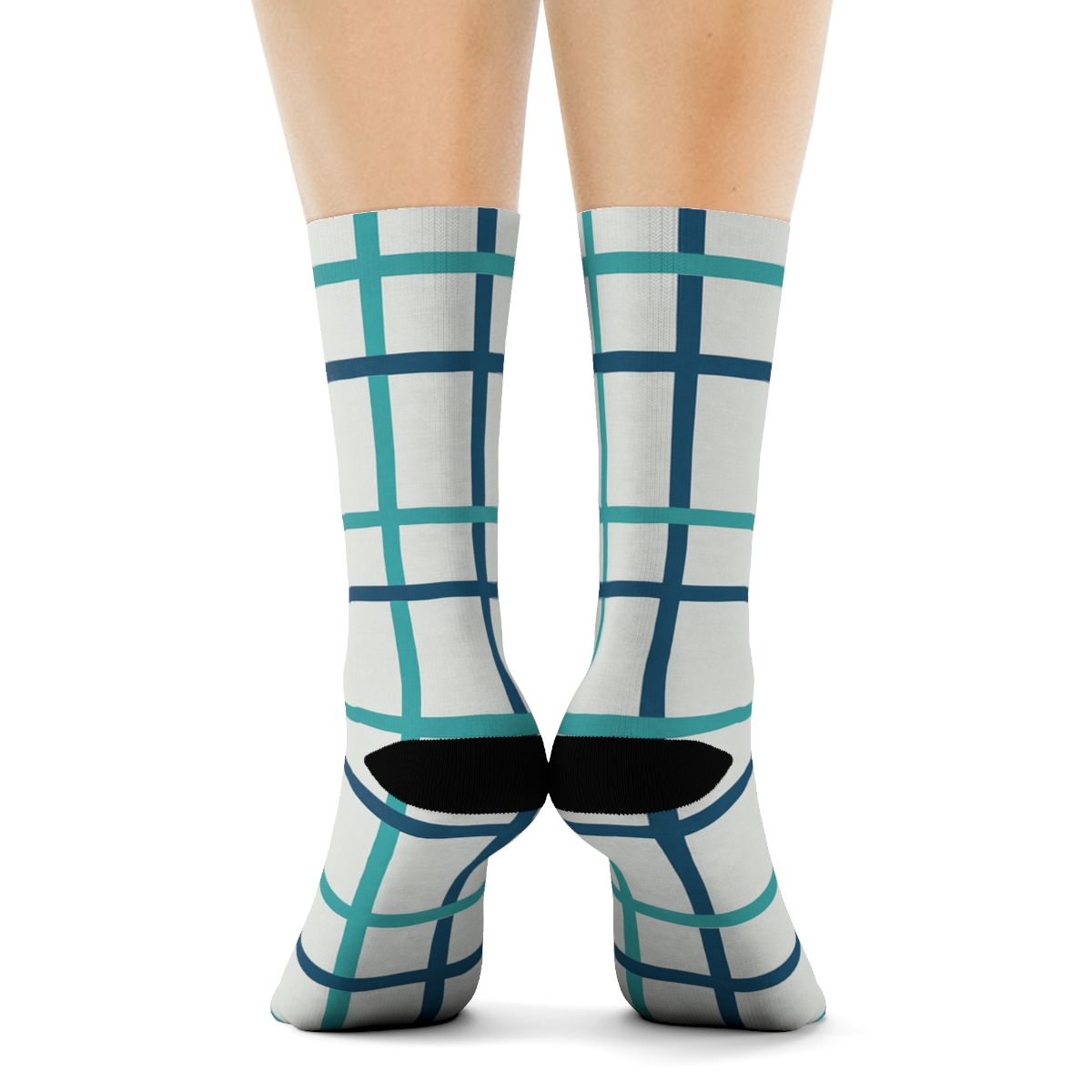 Aurora Weave Lines stylish athletic crew socks