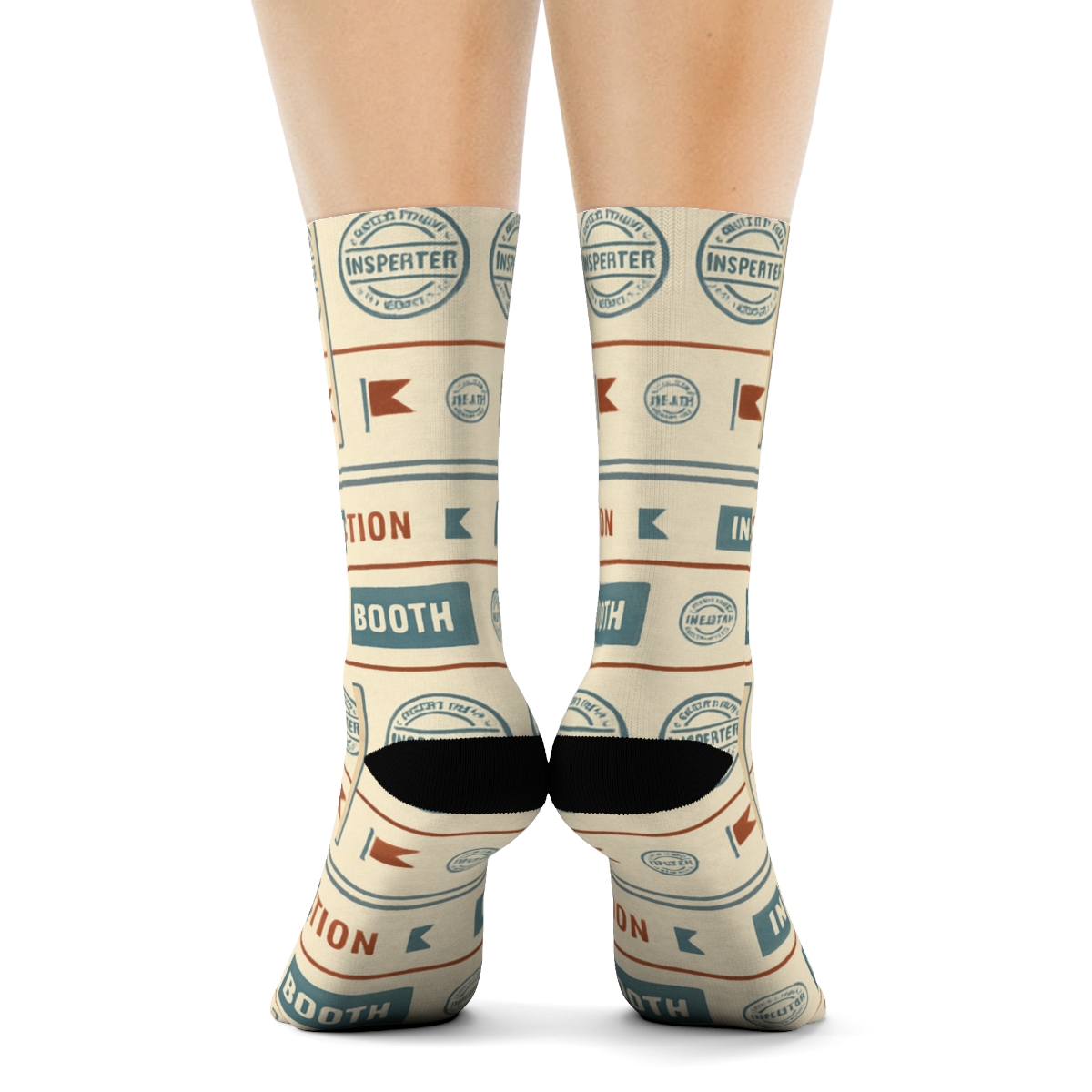 Airport Form Bands With Immigration Officer Details personalized crew socks