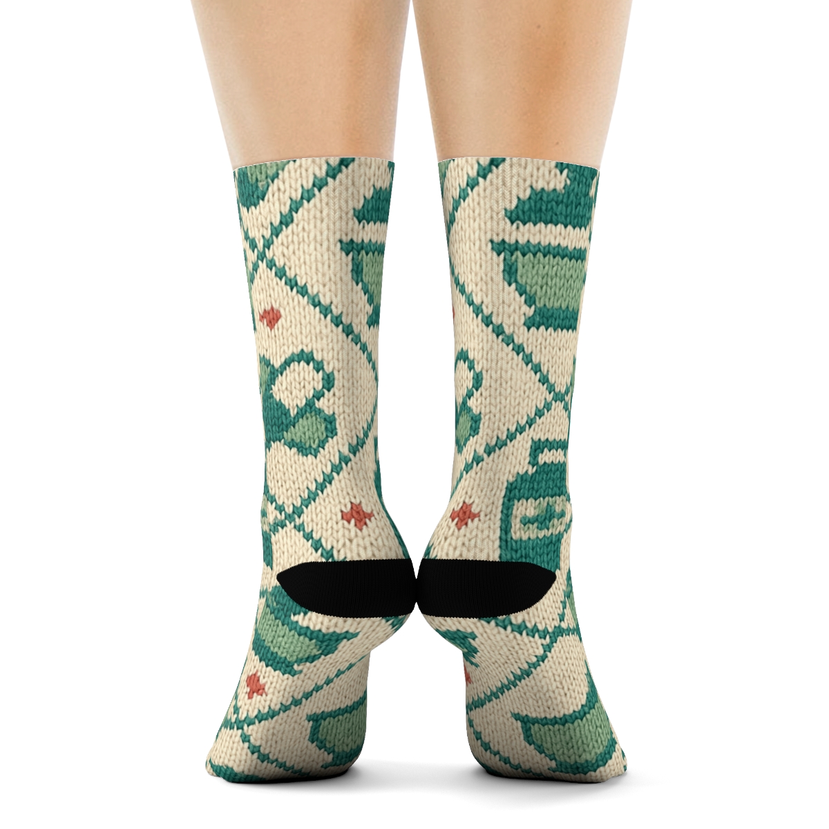 Knitted Pharmacist Capsule Argyle premium sports crew socks