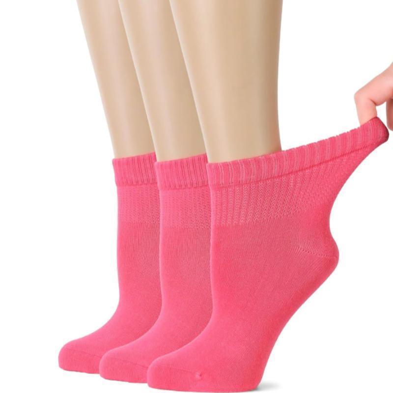 3 Pairs Bamboo Diabetic Socks - All-Day Comfort and Circulation