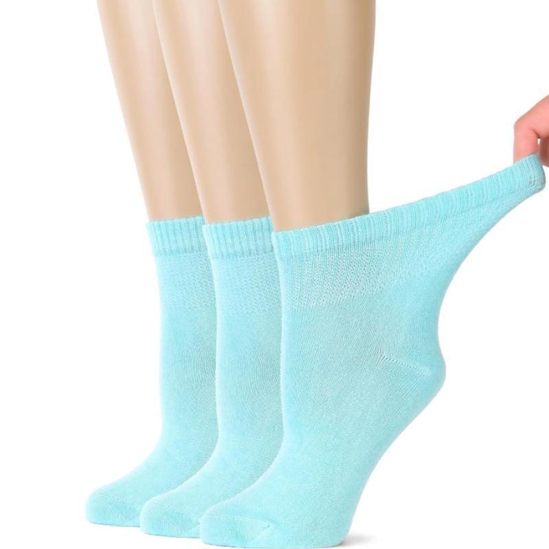 3 Pairs Bamboo Diabetic Socks - All-Day Comfort and Circulation
