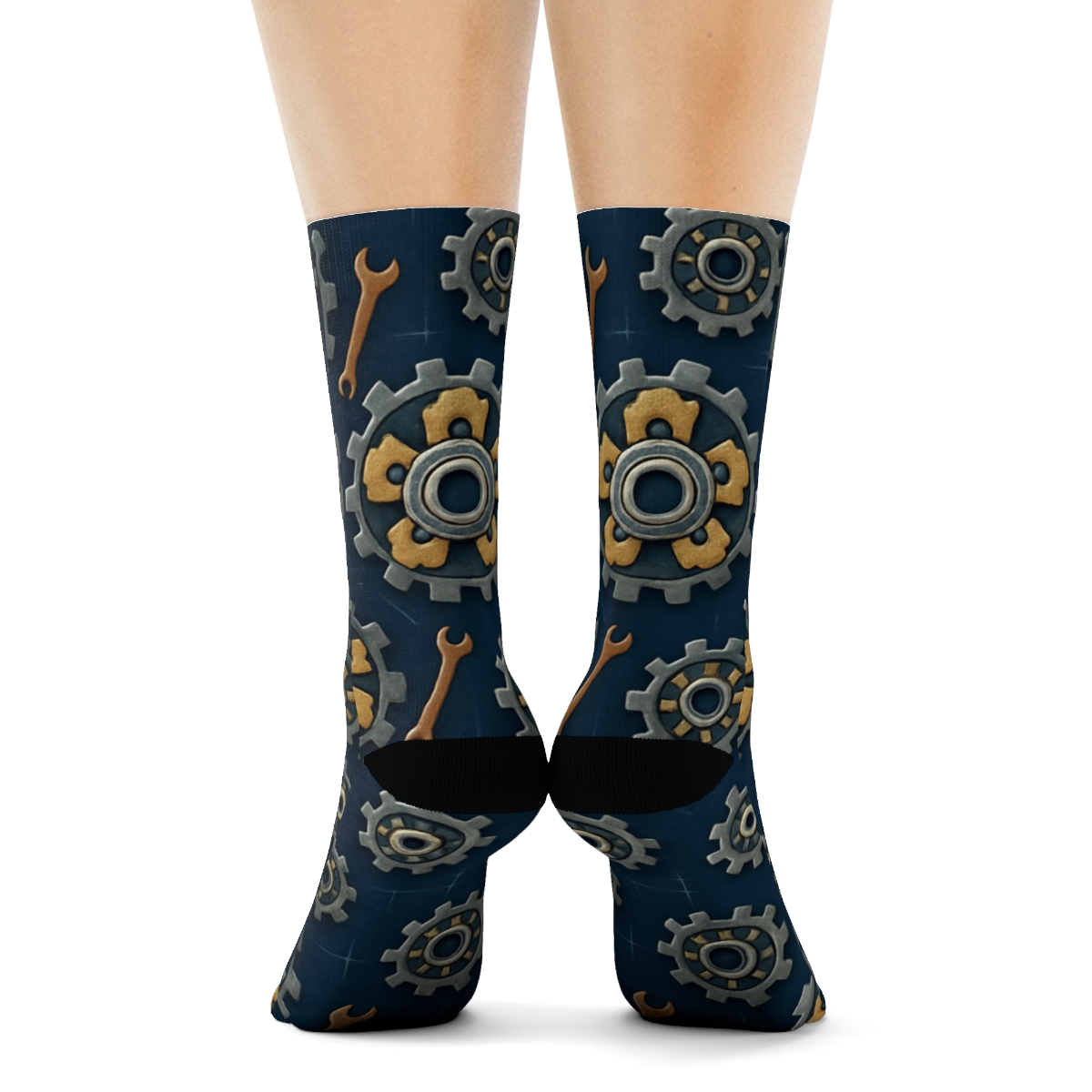 Gear Bloom Tessellation For The Mechanical Engineer premium sports crew socks