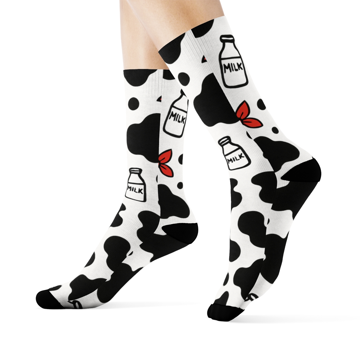 Playful Spot Cluster Scatter stylish athletic crew socks
