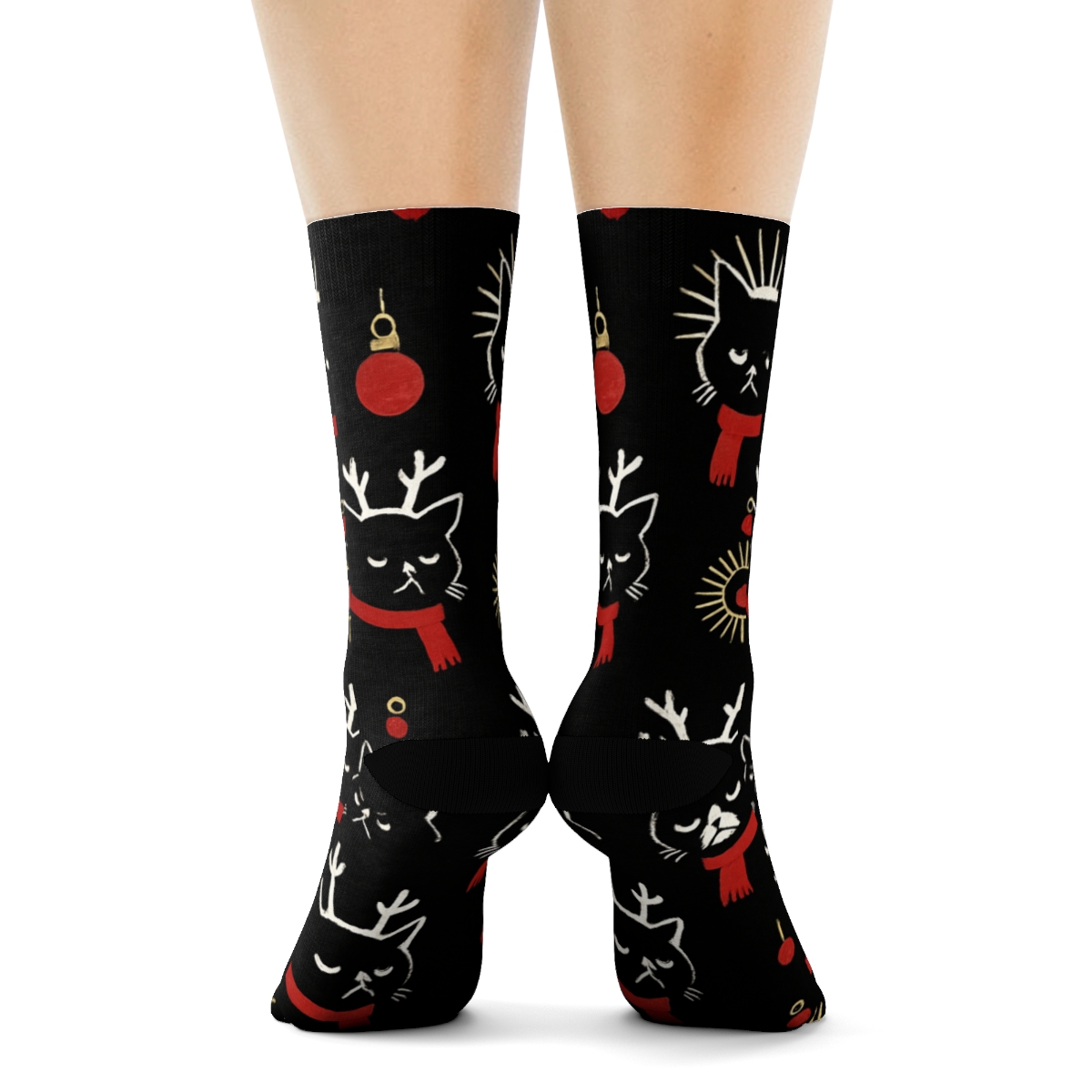 Grumpy Cat Carol Choir soft everyday crew socks