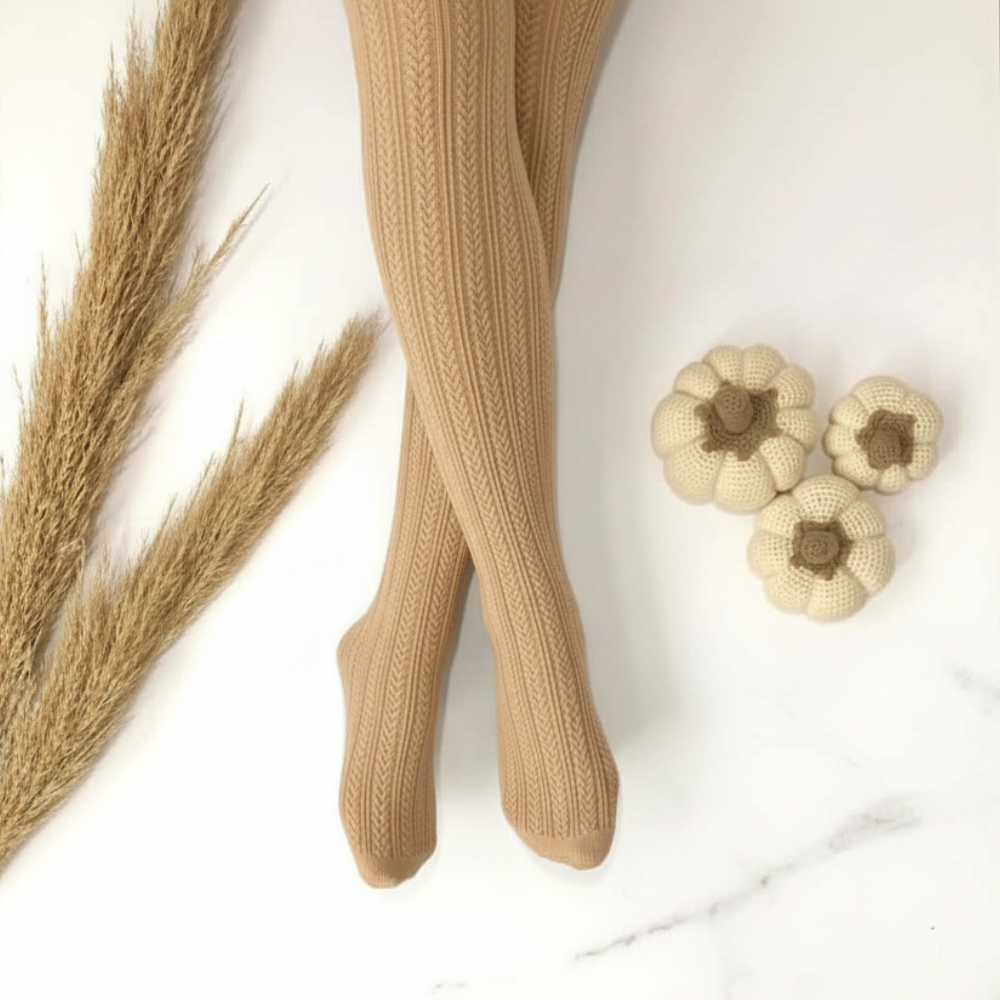 Braided Knit Tights For WomenBraided Knit Tights For Women - Image 5