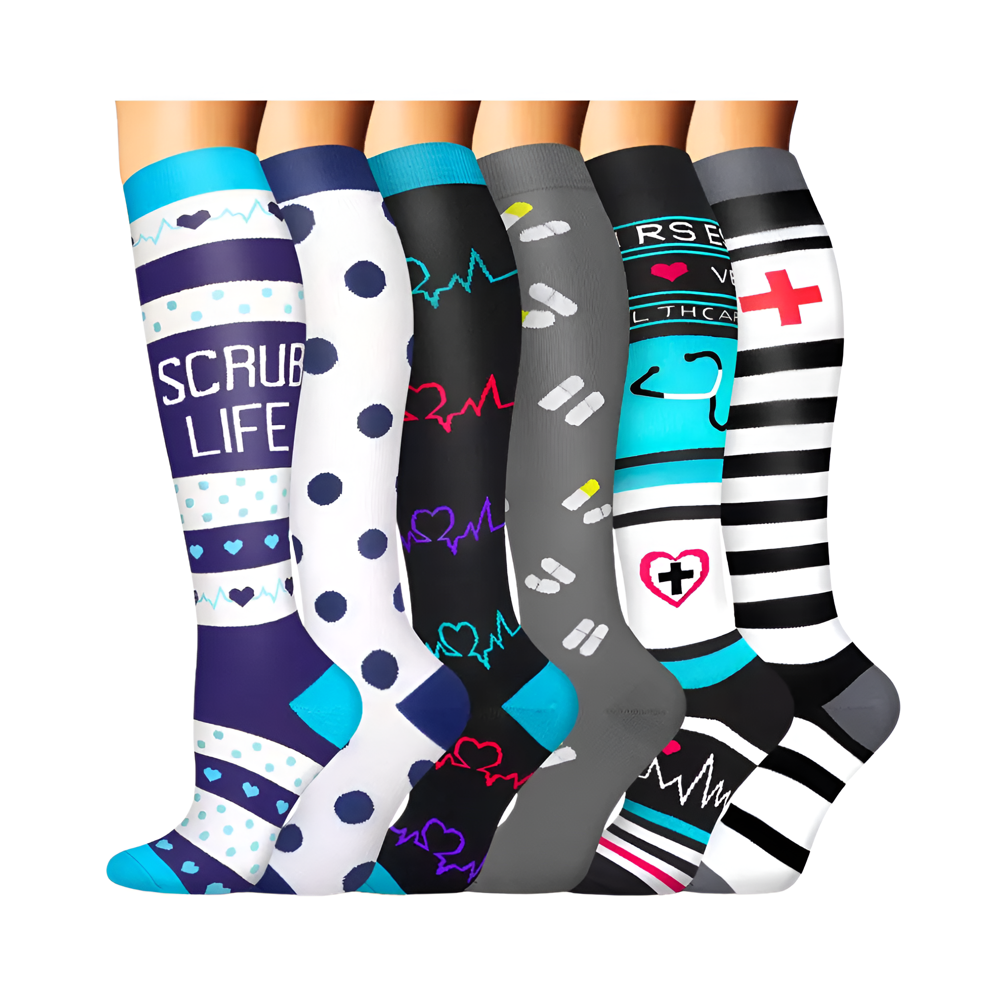 5 Pairs Of Comfortable Compression Socks For Hiking And Running