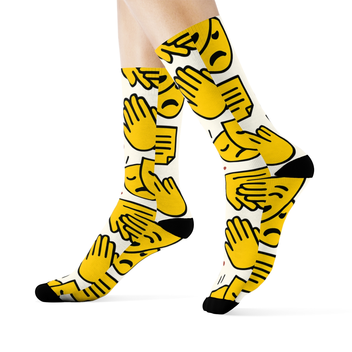 Actor Hyphenated Mask Script Tessellation stylish athletic crew socks