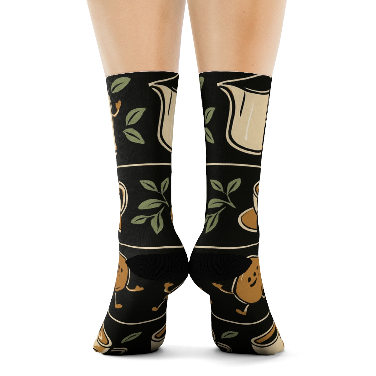 Coffee Tool Parade With Barista Accent premium sports crew socks