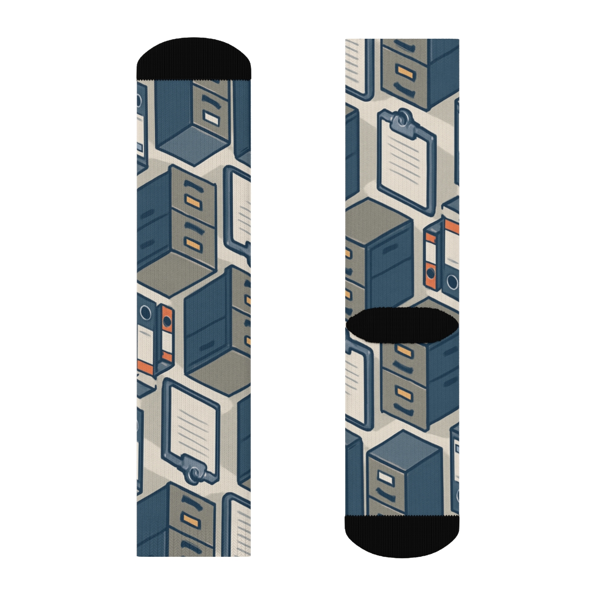 Filing Cabinet Tessellation For Store And Office Manager comfortable cotton crew socks