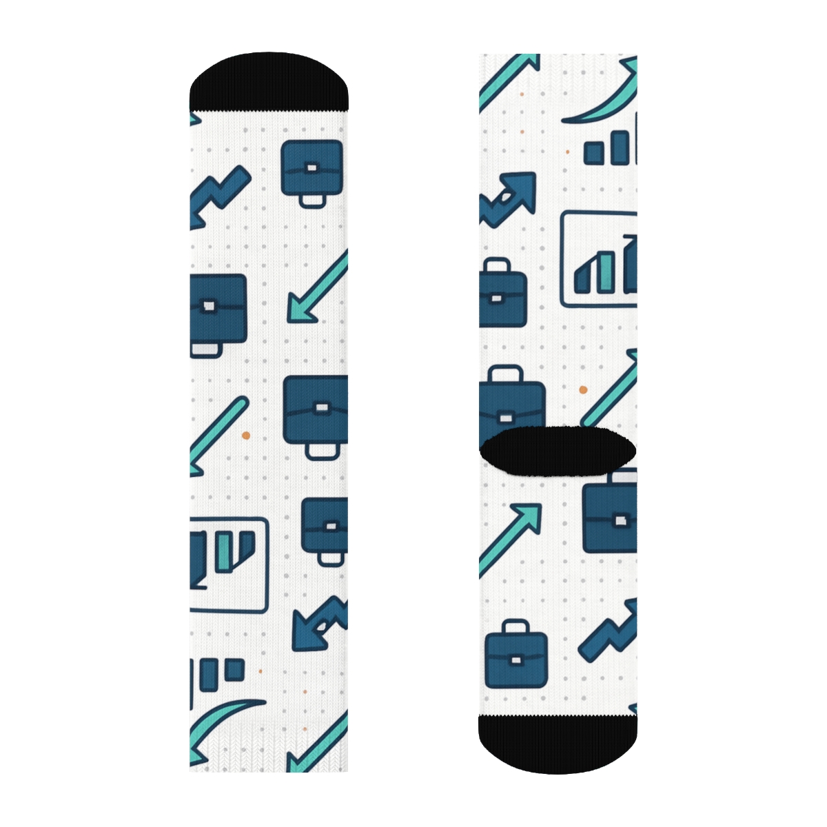 Sales Chart Lattice Salesperson Crafted soft everyday crew socks