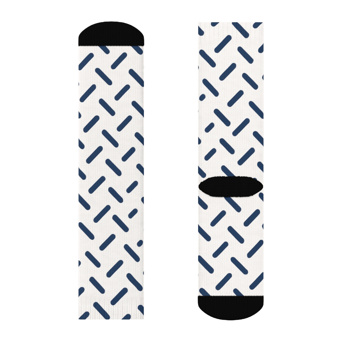 Diagonal Dash Relay personalized crew socks