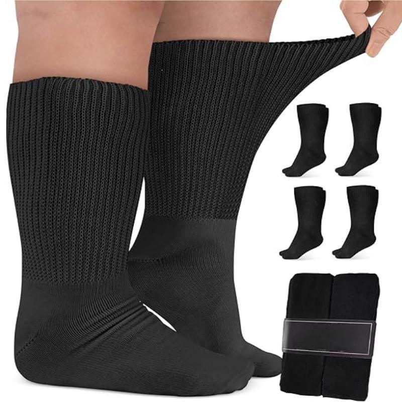 4-Pack Bariatric Diabetic Socks - Extra Wide and Maximum Comfort4-Pack Bariatric Diabetic Socks - Extra Wide and Maximum Comfort - Image 5