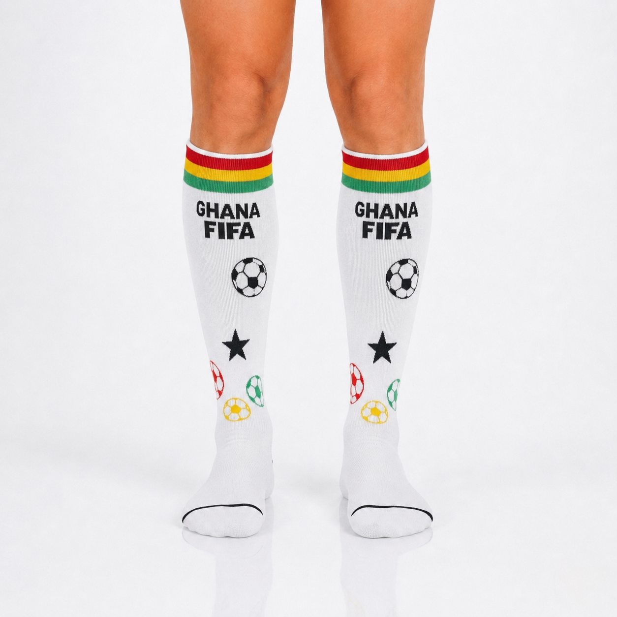 Unisex FIFA 2026 Ghana Soccer Fan Sports Themed Socks